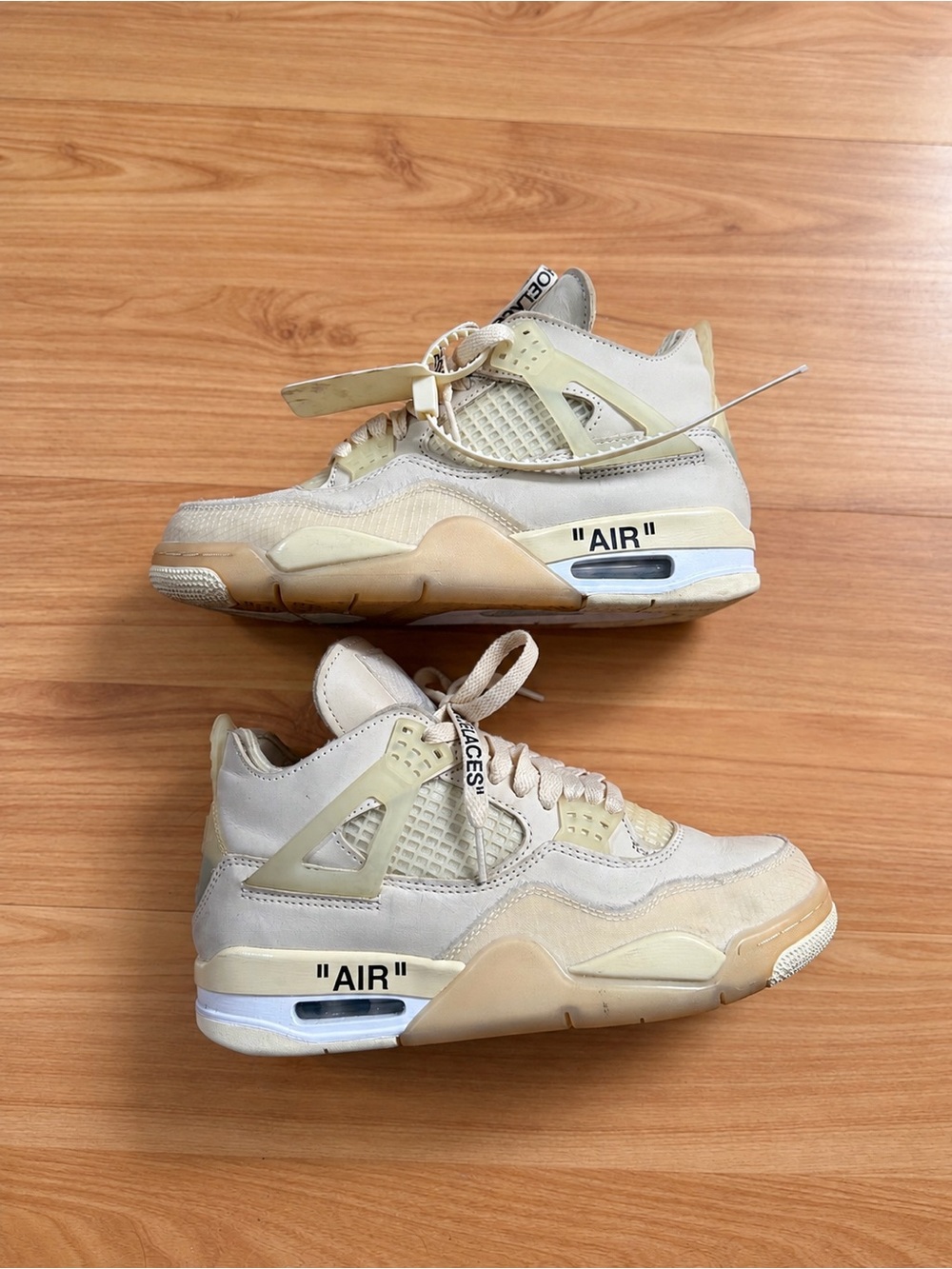 Jordan x Off-White Air Jordan 4 Retro SP "Sail" sneakers